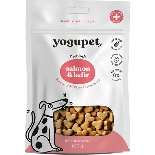 Yogupet Snack Semihúmedo Para Perro Sabor Salmón Y Kéfir , 50 gr