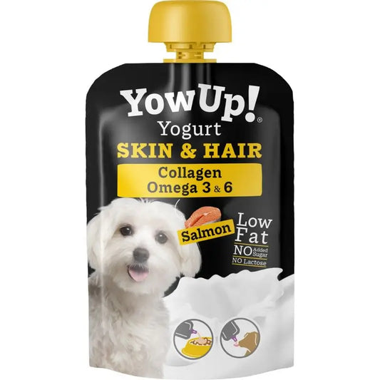 Yow Up Pouch Yogur Perros Skin&Hair Caja 10X115Gr