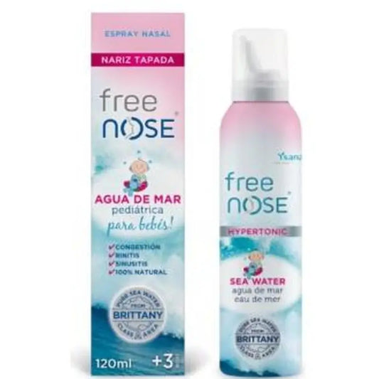 Ysana  Free Nose Agua De Mar Hipertonic Pediatrica 120Ml 