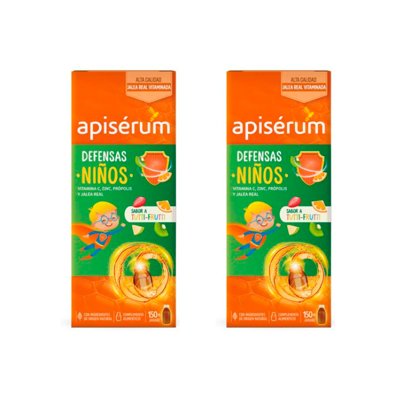 ApiSérum Duplo Defensas Niños – Jalea Real  2 x 150ml