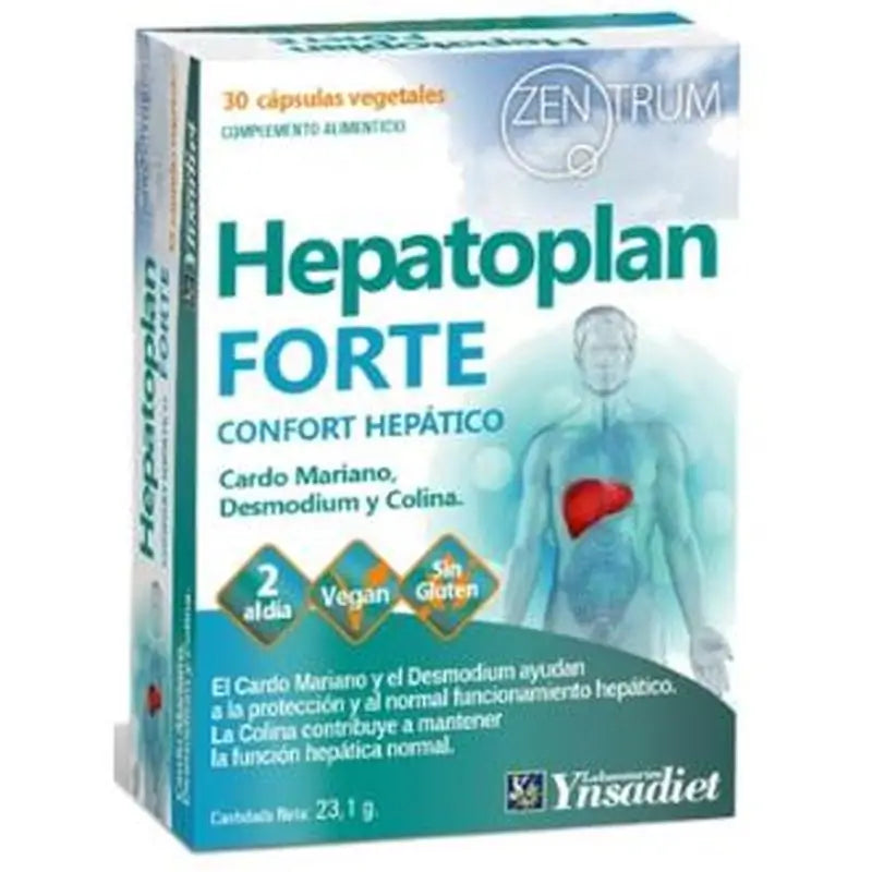 Zentrum Hepatoplan Forte 30 Cápsulas