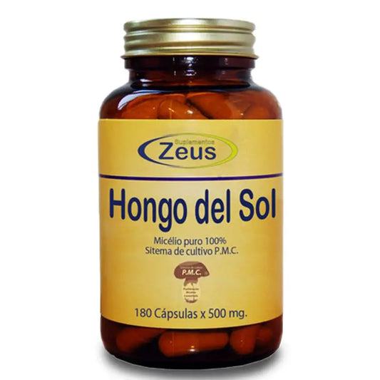 Zeus Hongo Del Sol 500 Mg , 180 cápsulas   