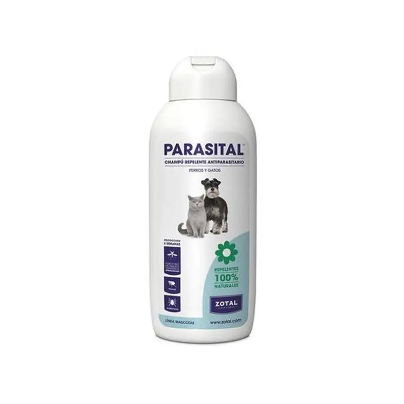 Zotal Parasital Champú Antiparasitario Perro-Gato 400Ml.