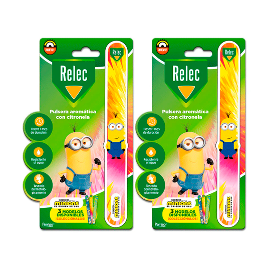 Relec Duplo Pulsera Minions 21 Rosa