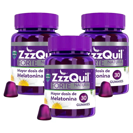 Zzzquil Natura Forte Melatonina , 3x30 Gominolas