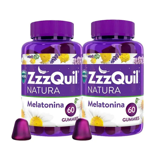 ZzzQuil Natura Melatonina, 2x60 gummies