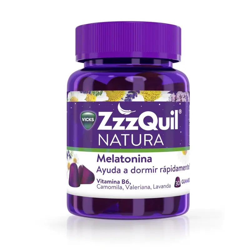 ZzzQuil Natura Melatonina, 30 Gummies