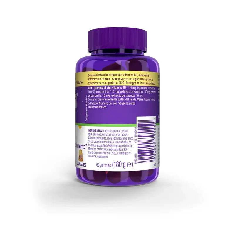 ZzzQuil NATURA gummies Plátano y Mango de Melatonina 1mg y Valeriana 60 unidades,