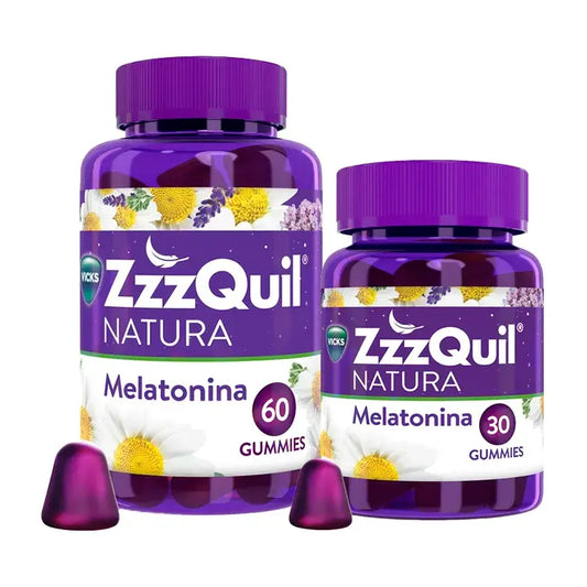 ZzzQuil Natura Melatonina (60+30), 90 gummies